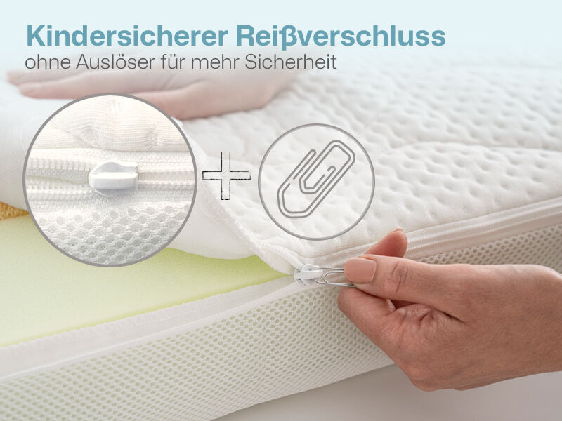 Ravensberger Matratzen Ravensbärchen kindersicherer Reißverschluss