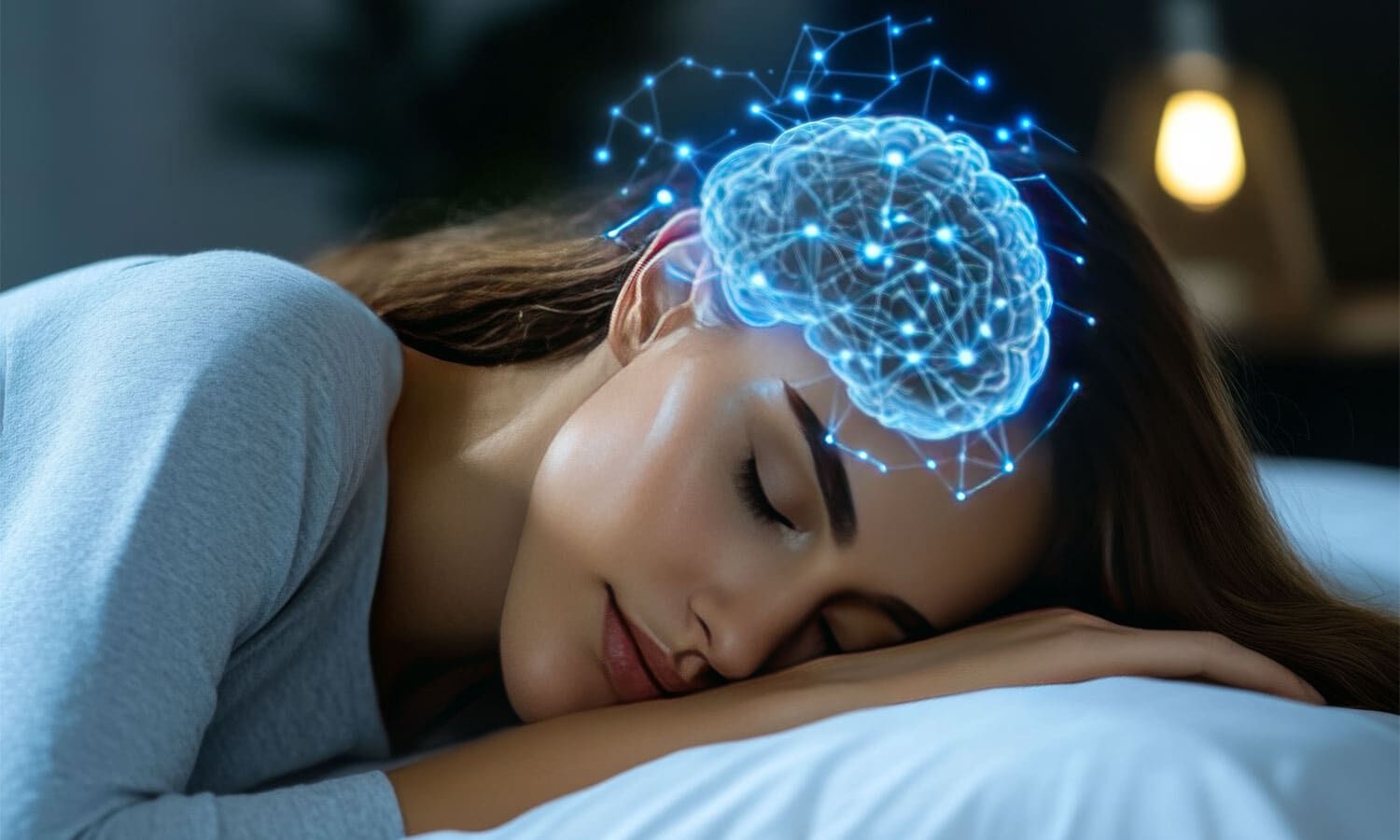 Gehirnaktivität während eines Traumes