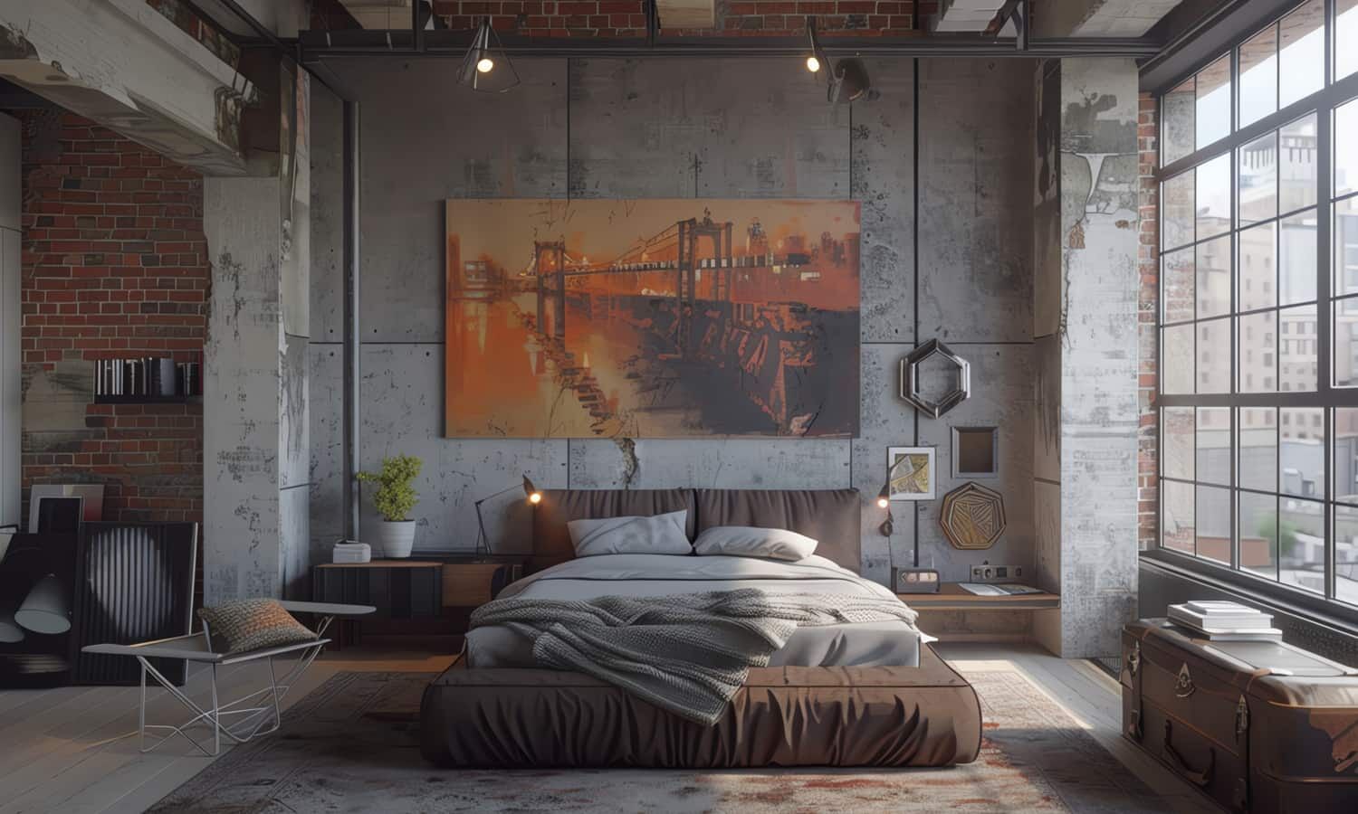 Bettwäsche Industrialsstil