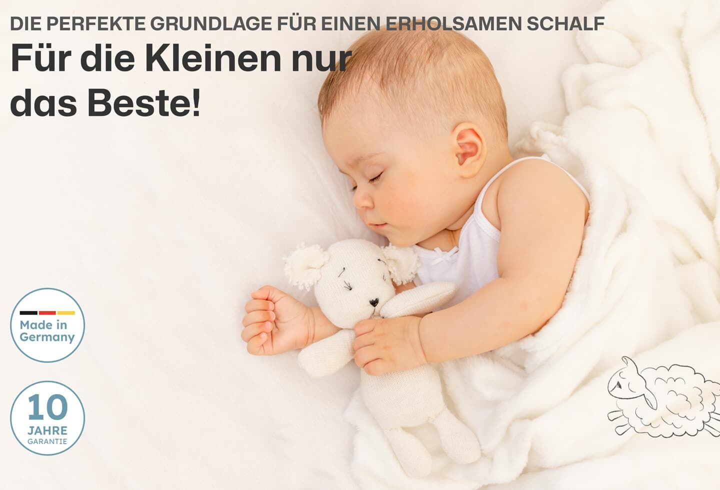 Baby- und Kindermatratze  Ravensbärchen