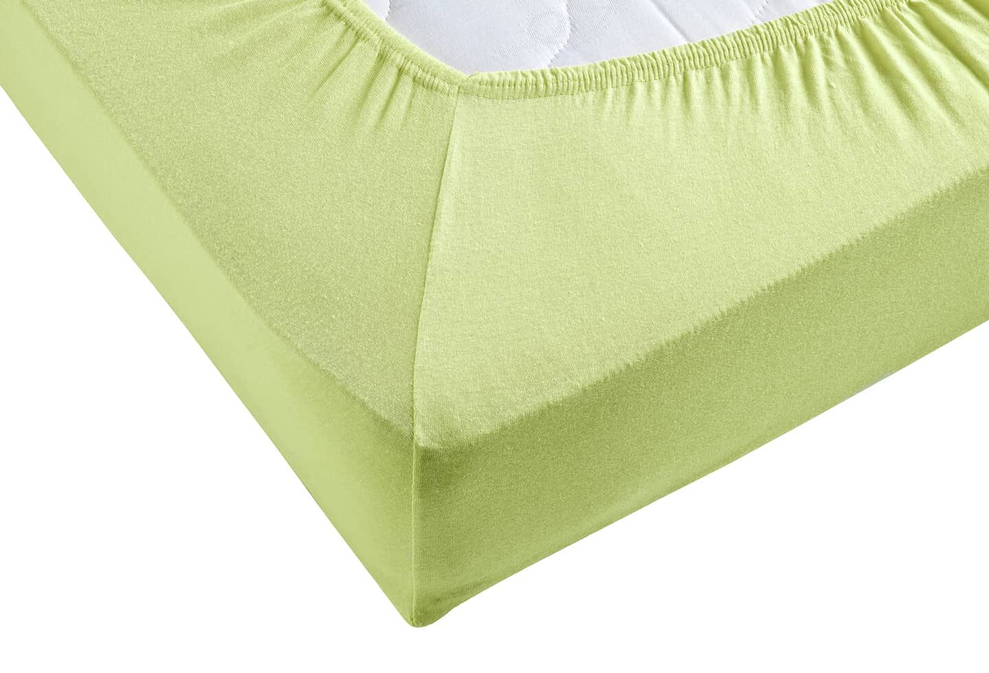 Ravensberger Matratzen Kinder-Spannbettlaken Detailbild Apfelgrün