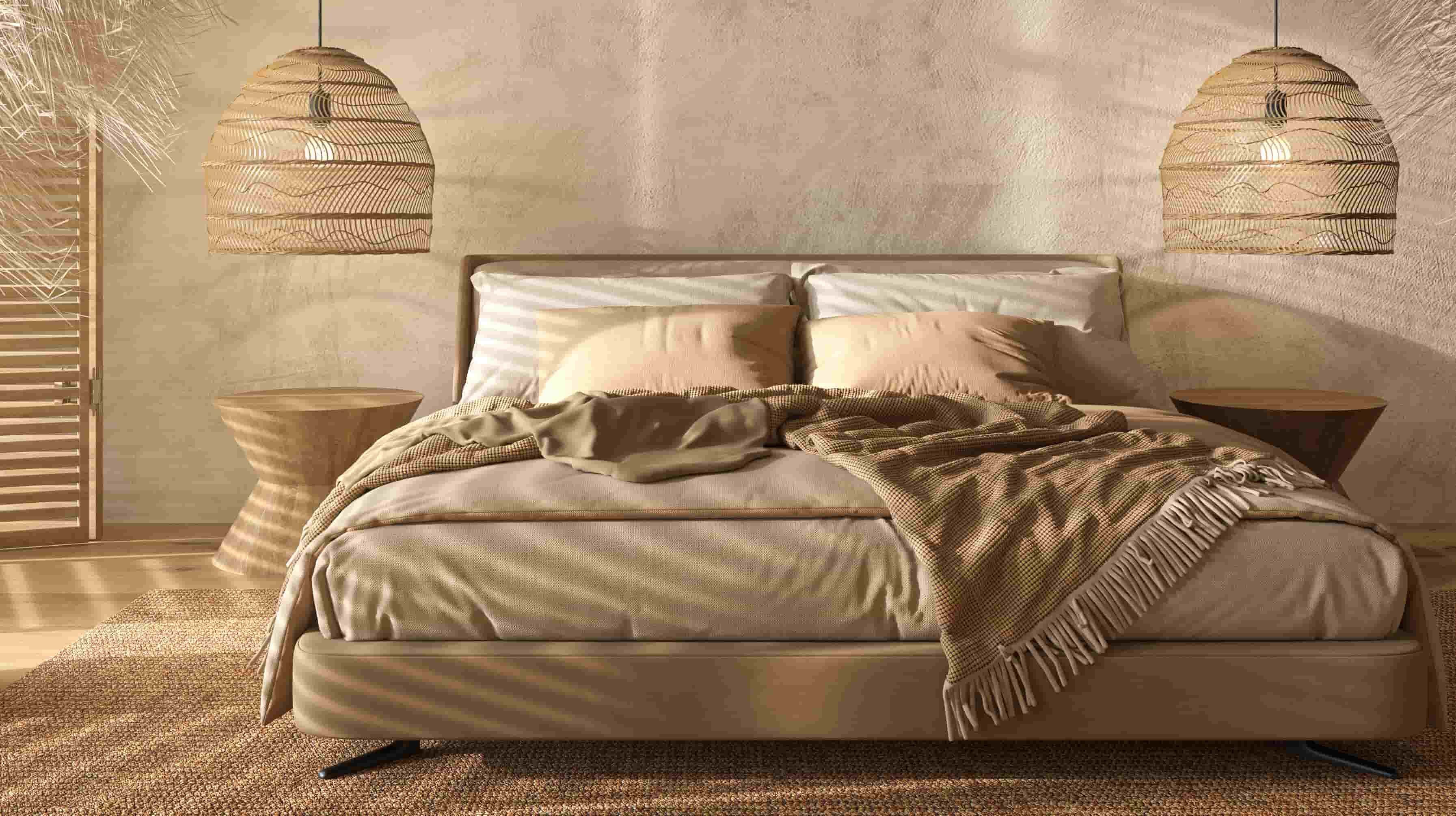 Beige Bettwäsche