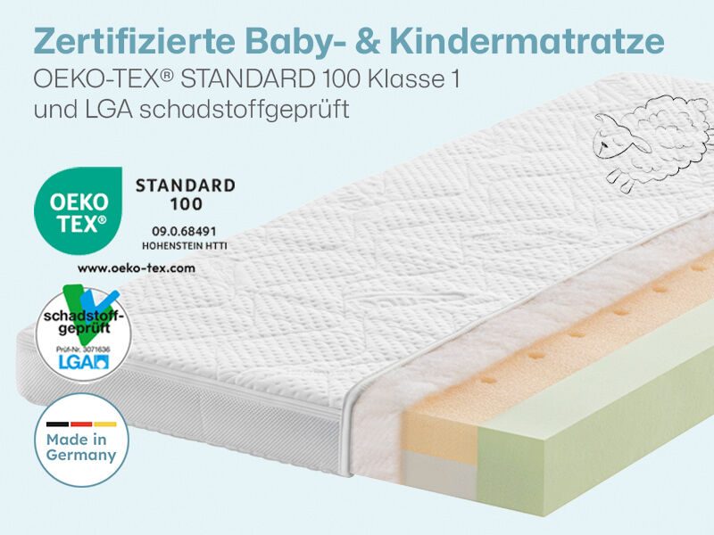 Ravensberger Matratzen Ravensbärchen zertifizierte Babymatratze/Kindermatratze
