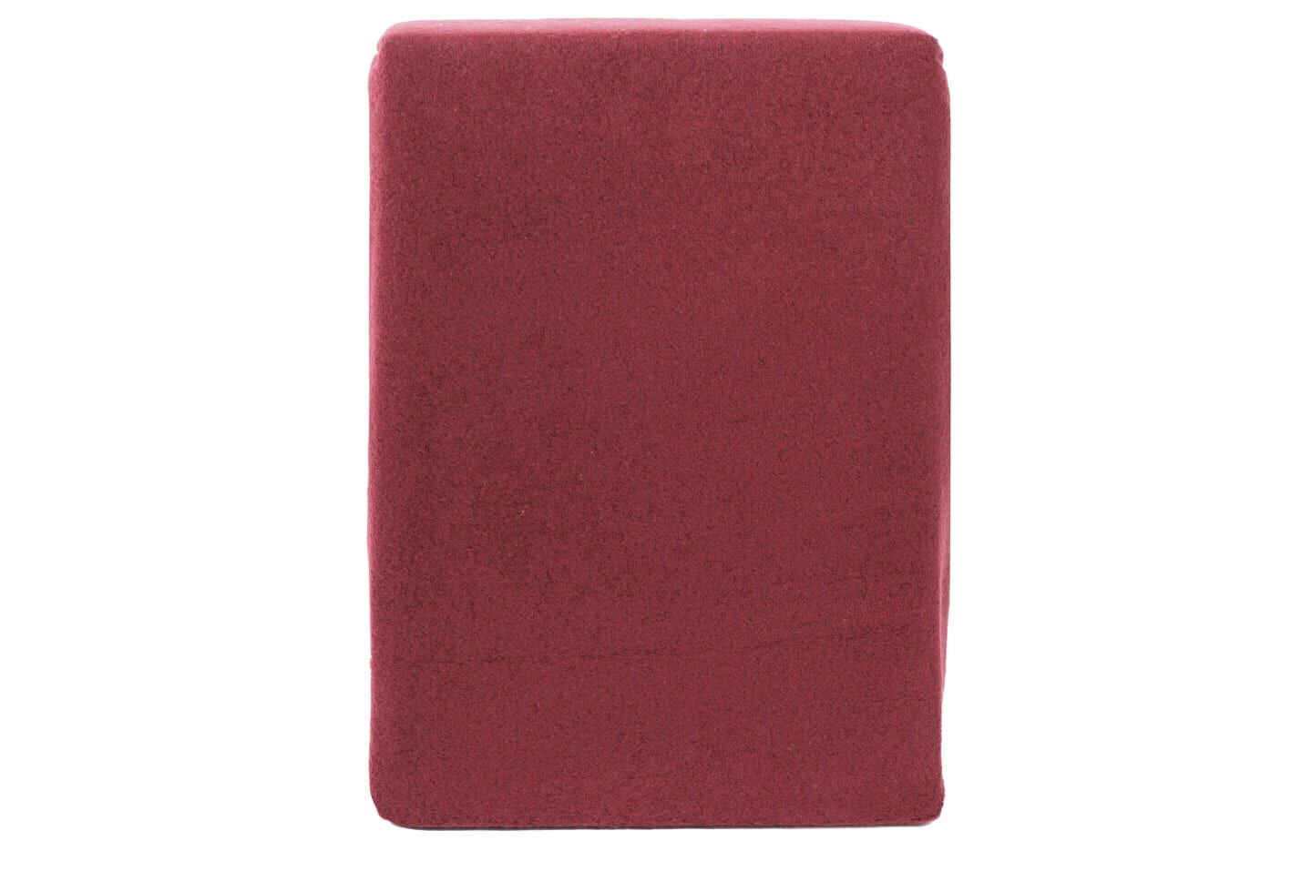 Ravensberger Matratzen Winterflausch Spannbettlaken Bordeaux Rückansicht