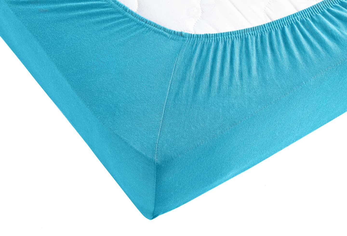 Ravensberger Matratzen Spannbettlaken türkis Detailbild