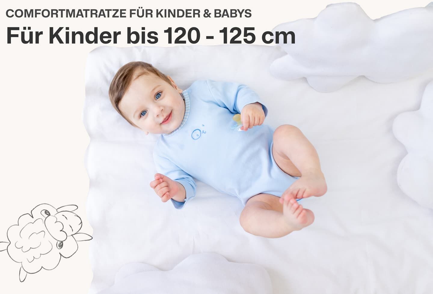 Baby- und Kindermatratze  Ravensbärchen