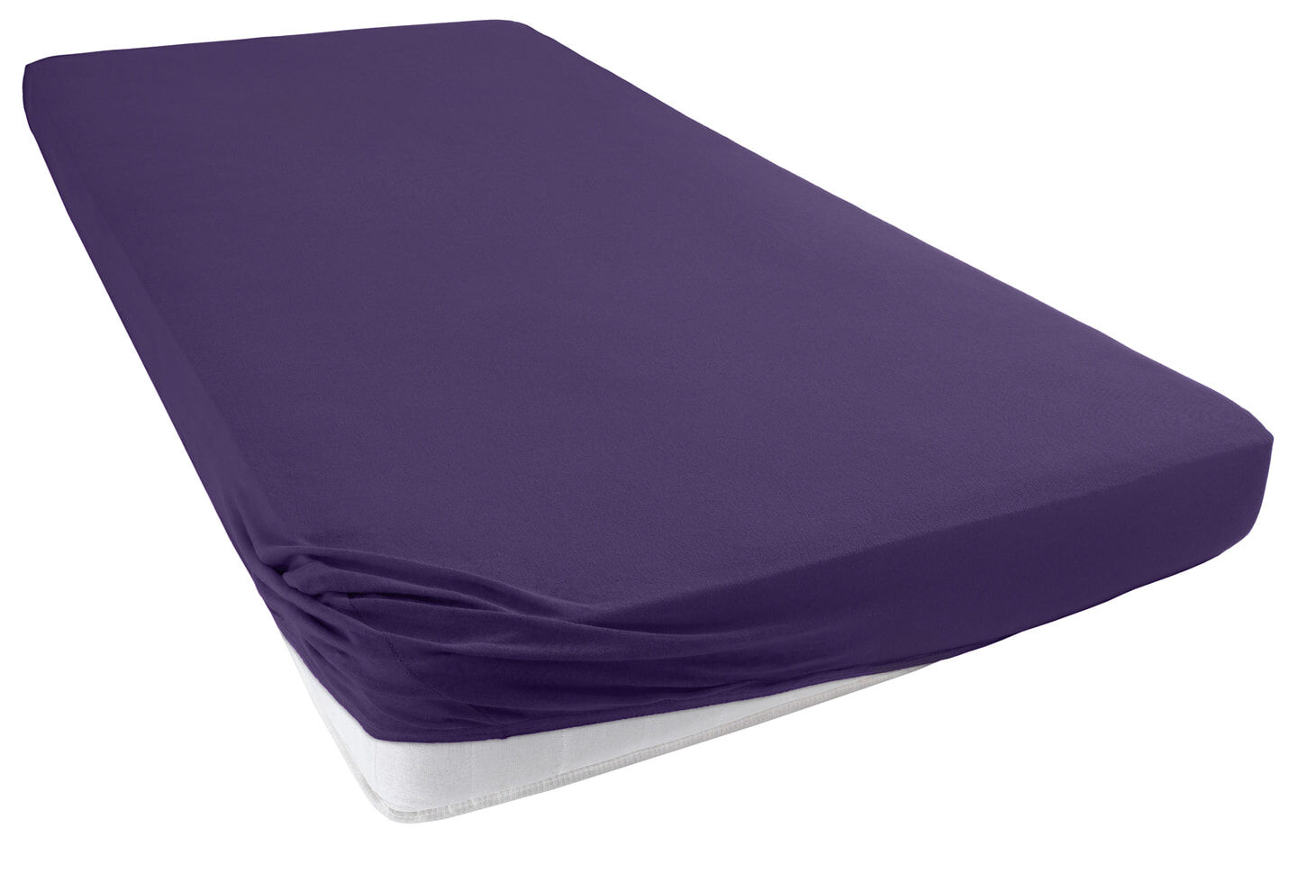 Ravensberger Matratzen Spannbettlaken aubergine bezogen