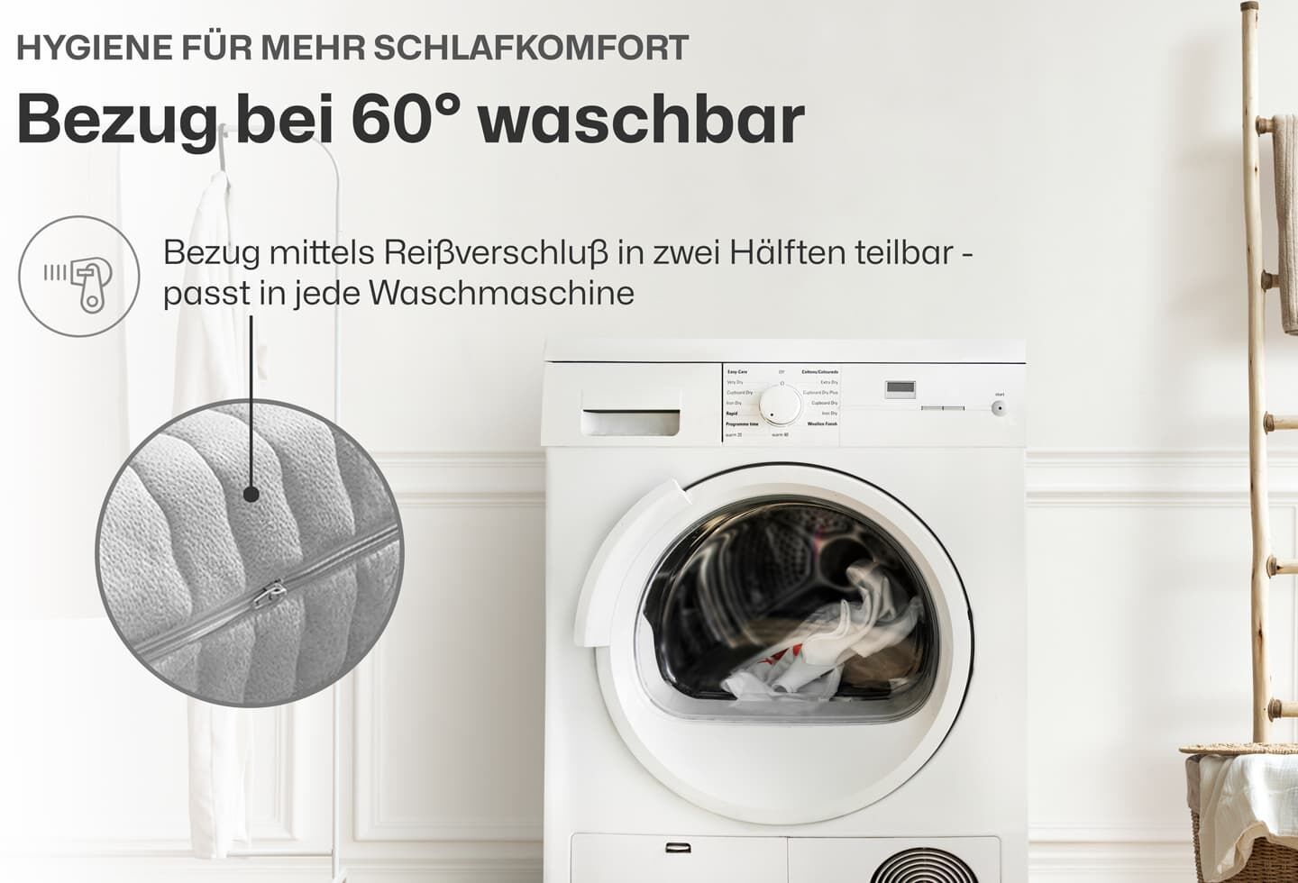 Matratze Kaltschaummatratze Struktura-SAN Ravensberger Matratzen - Bezug waschbar Matratze Kaltschaummatratze Struktura-SAN Ravensberger Matratzen
