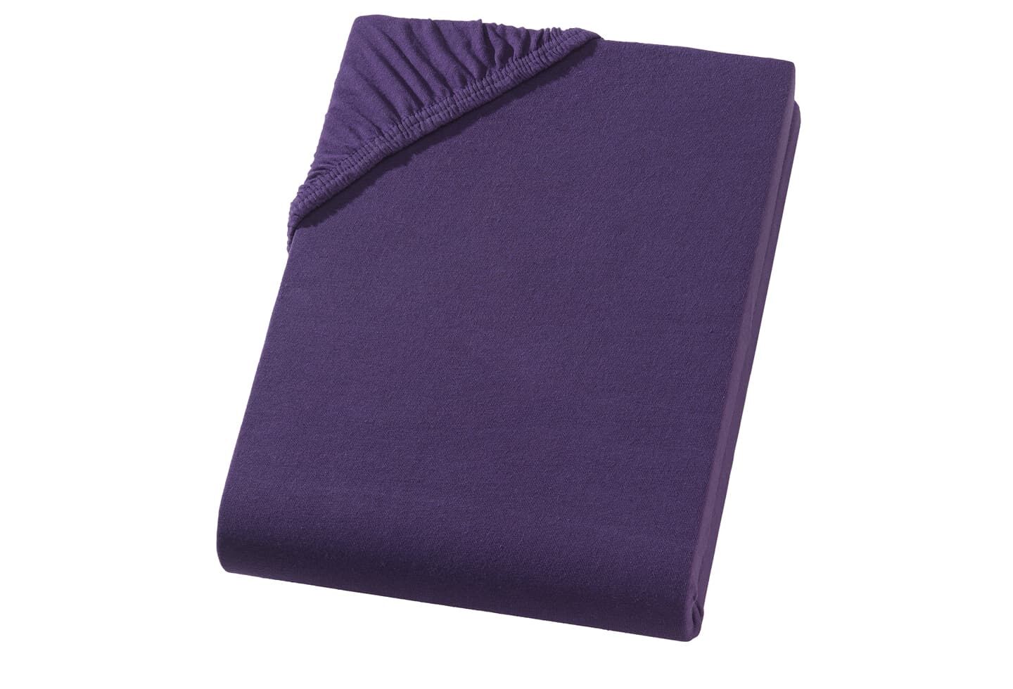 Ravensberger Matratzen Spannbettlaken aubergine